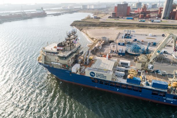 Ile d'Ouessant cable maintenance ship